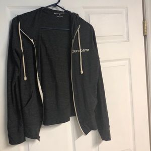 Pure barre zip up hoodie